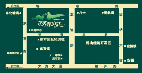 芙蓉山庄区位      