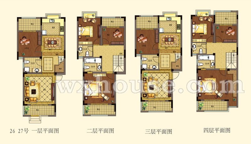 观山名筑26、27号楼户型