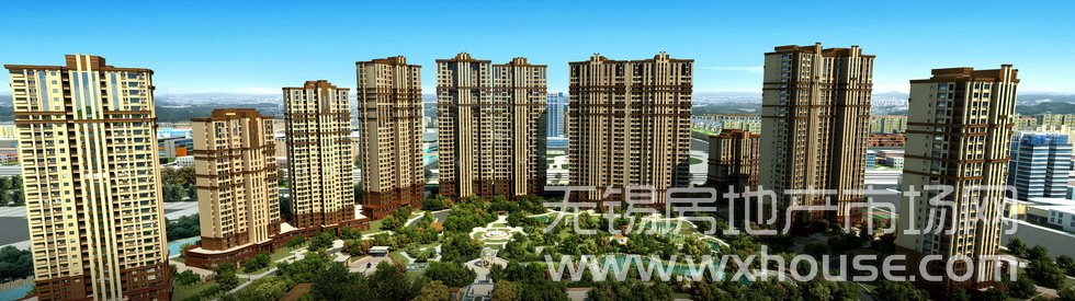 鸟瞰景观效果图      