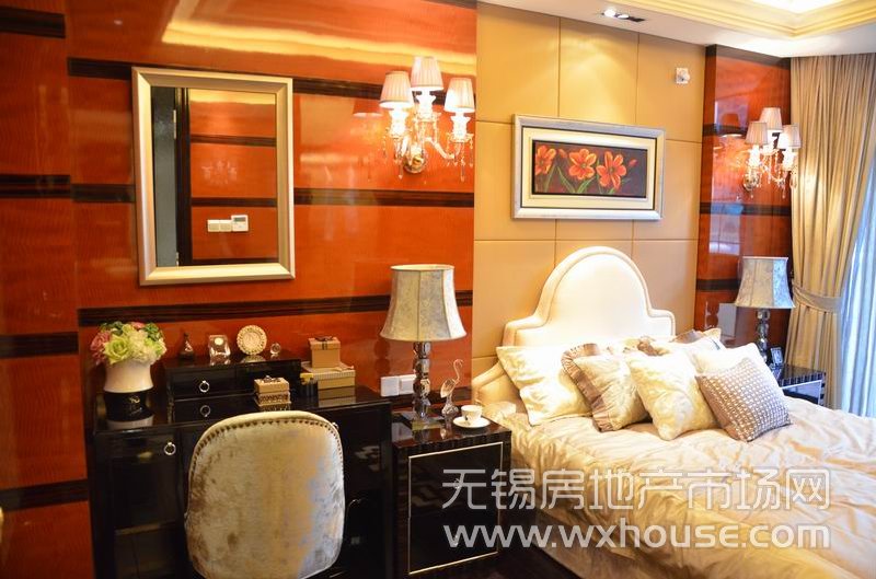 户型约200平米别墅样板房：次卧      