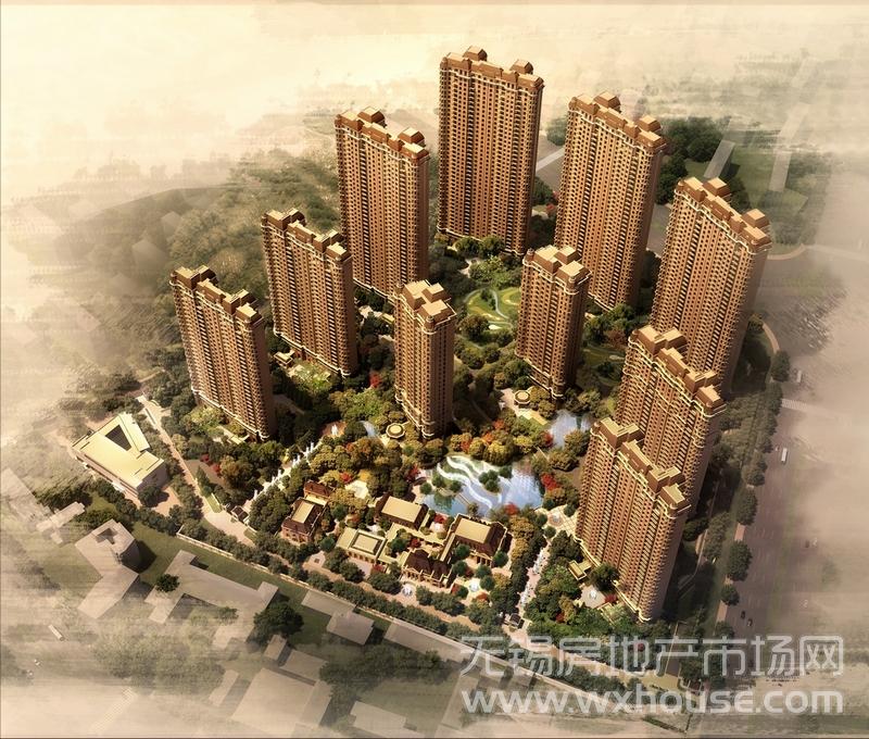 黄昏鸟瞰图      