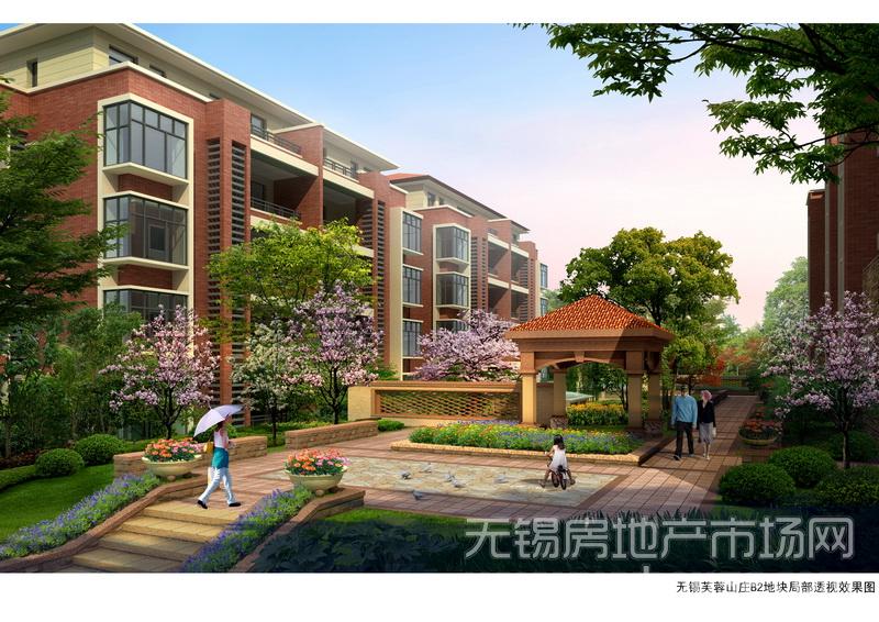宅间组团效果图      