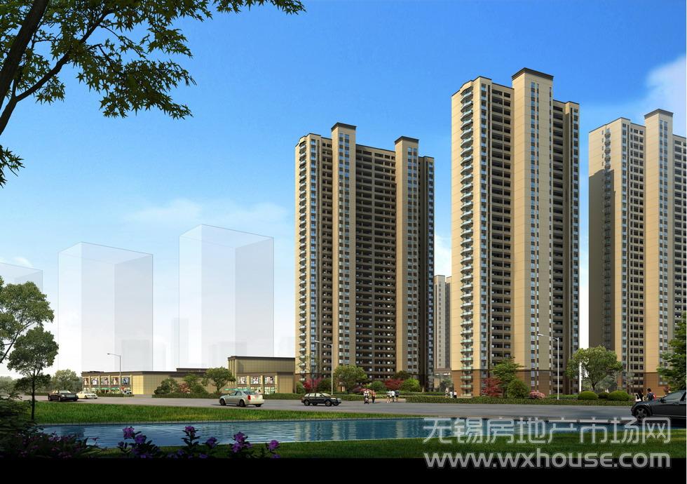 沿锡兴路效果图      
