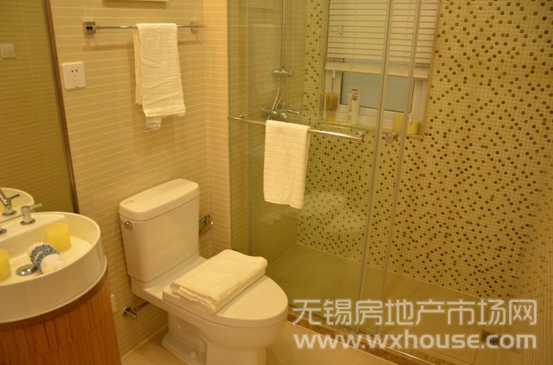 户型74㎡样板房：卫生间      