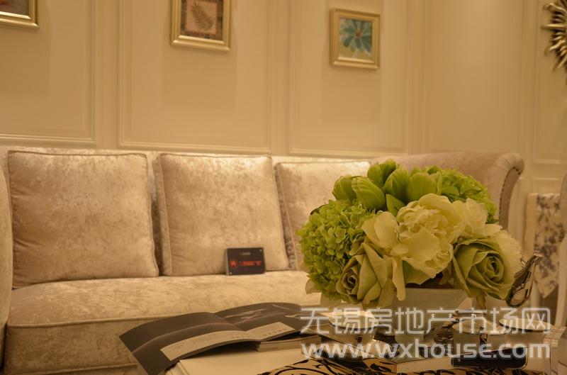 户型84㎡样板房：客厅      