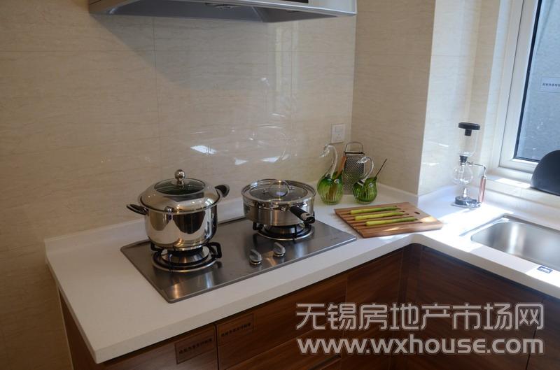 户型90㎡样板房:厨房一角