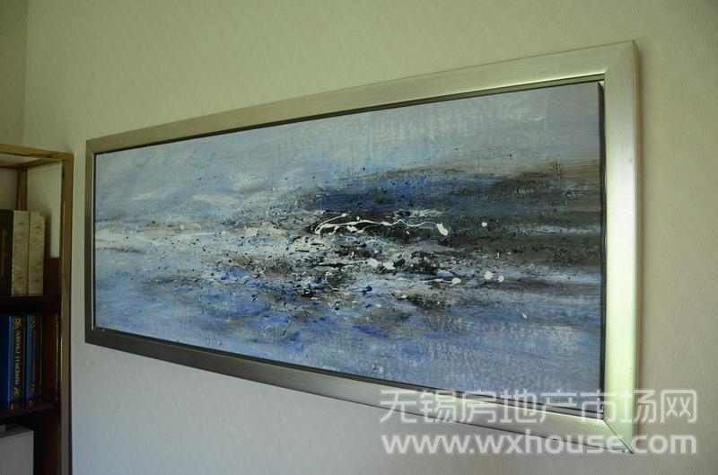 户型115㎡样板房:书房一角