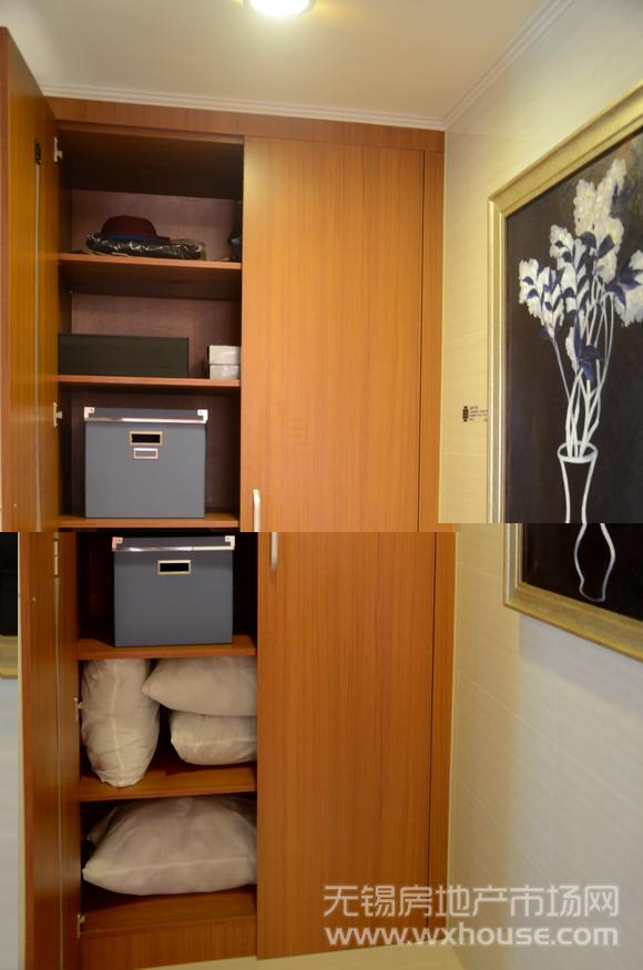 户型115㎡样板房:走廊收纳