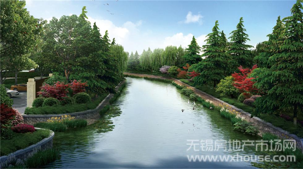 滨河水岸效果图      