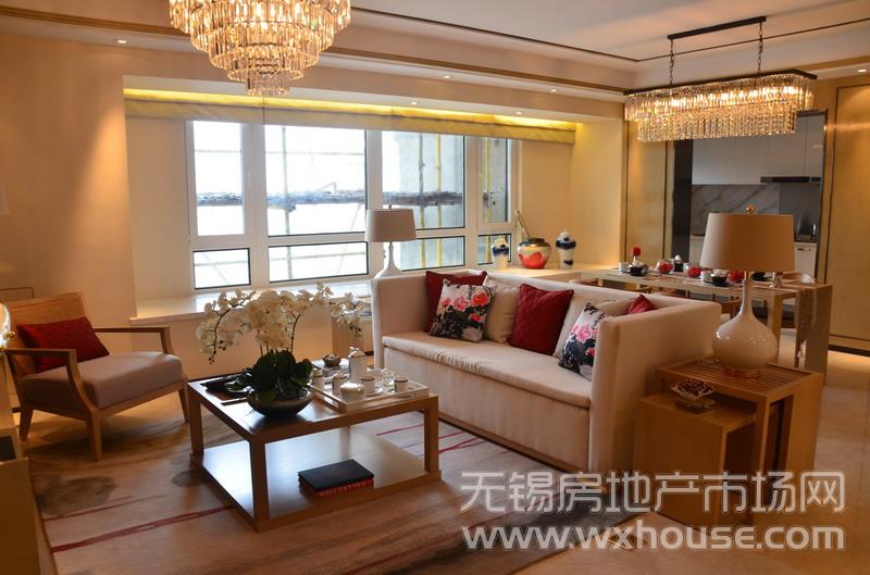 137㎡样板房：客厅      