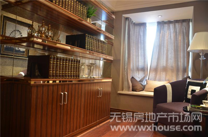 125㎡户型——书房全景      