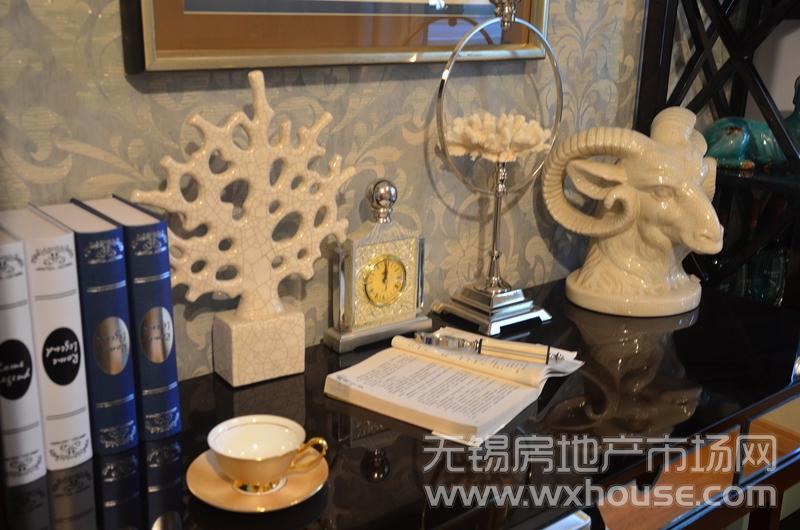 万科·信成道83㎡样板间——书房软饰      