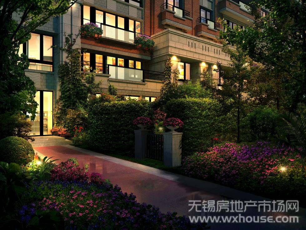 项目露台效果图      