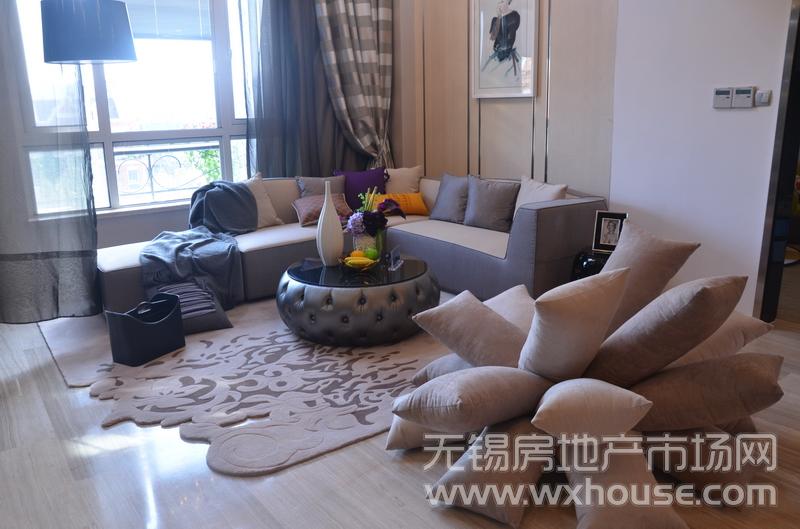 鸿墅160㎡样板房——客厅      