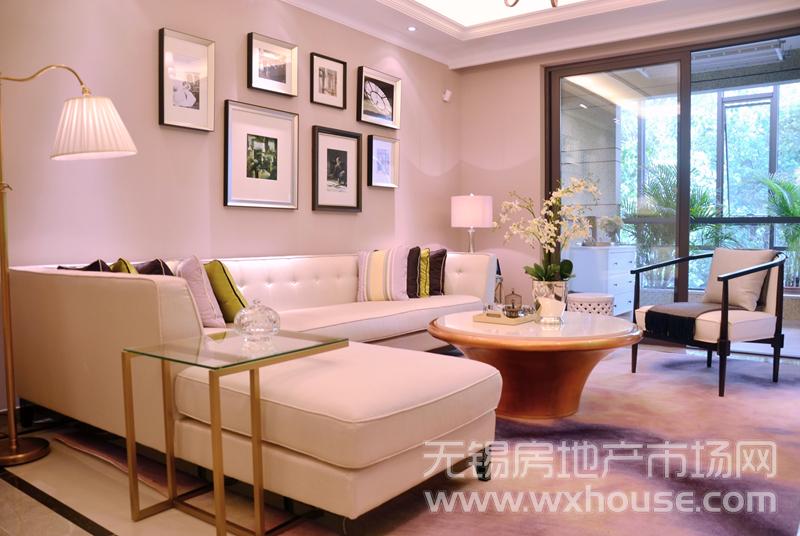 97㎡样板间——客厅一角