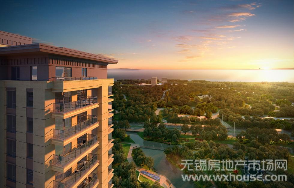 富力十号高层改角度效果图