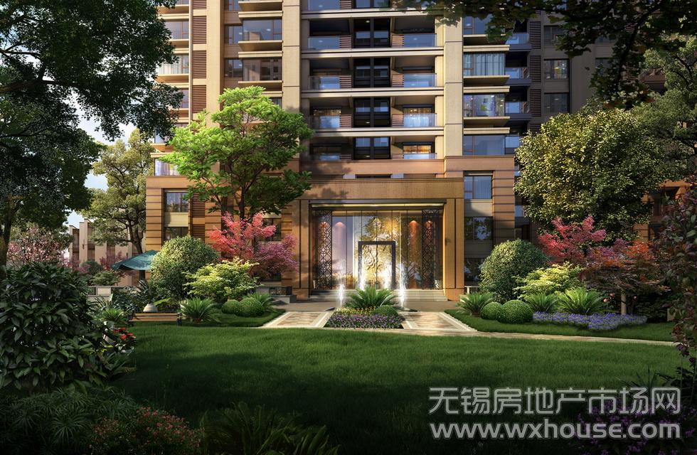 富力十号入户大堂效果图