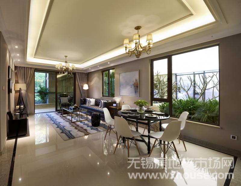 富力十号137㎡样板间——客厅