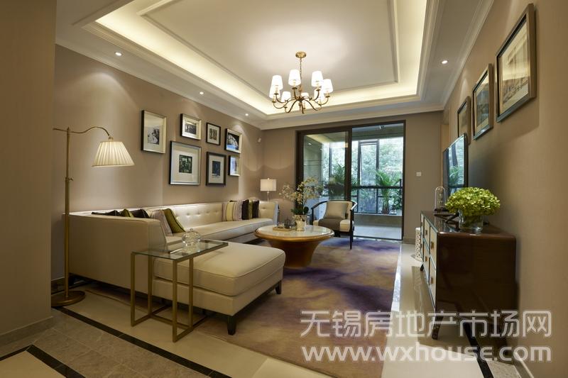 富力十号95㎡样板间——客厅