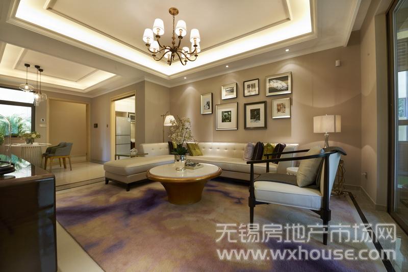 富力十号95㎡样板间——客厅