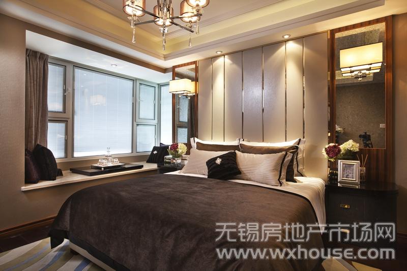 125㎡样板间：主卧飘窗      