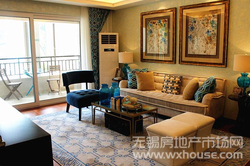 升级版115㎡样板间:客厅