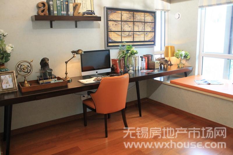 升级版115㎡样板间:书房