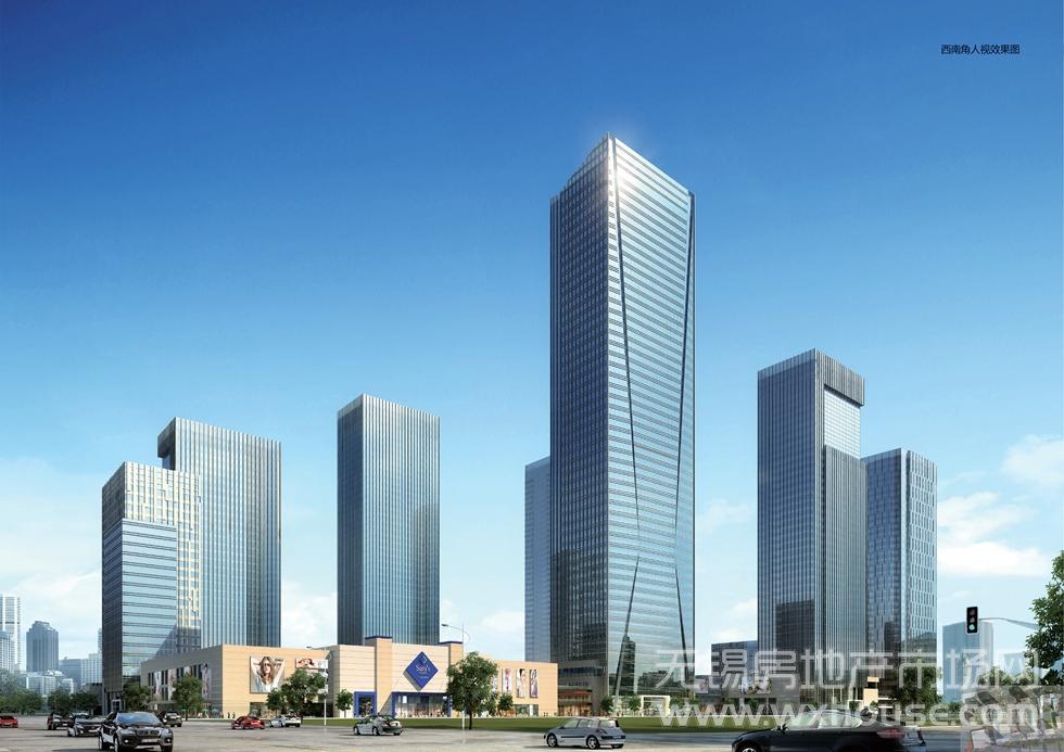 金融街区透视图      