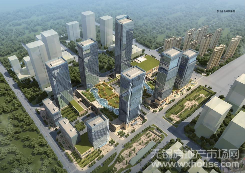 金融街区鸟瞰图      