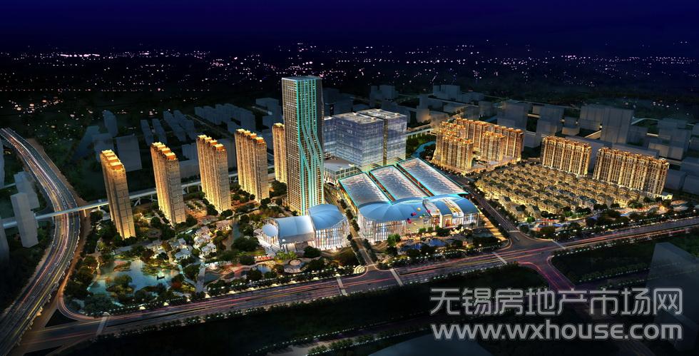 鸟瞰图夜景      