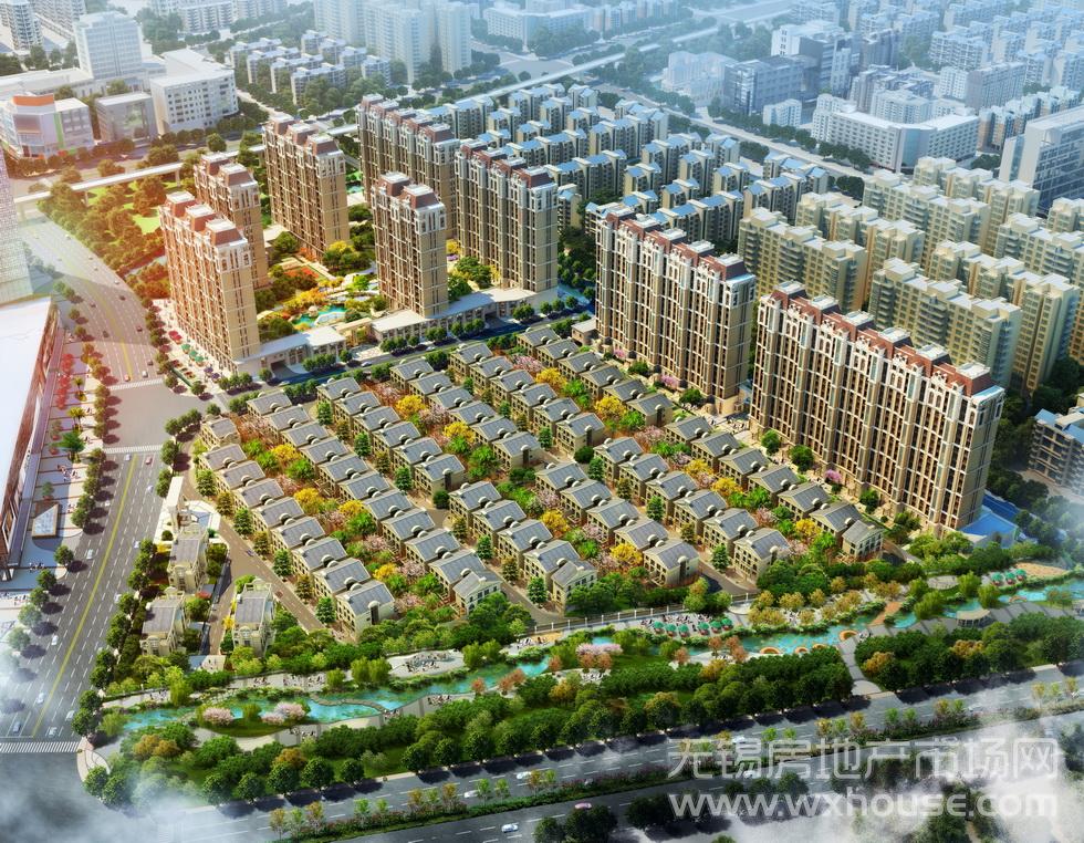 别墅鸟瞰图      