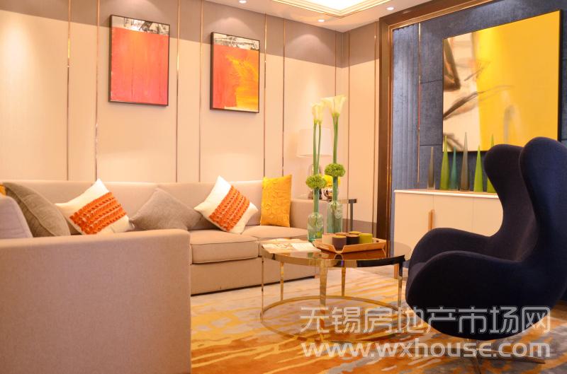 98㎡样板间客厅      