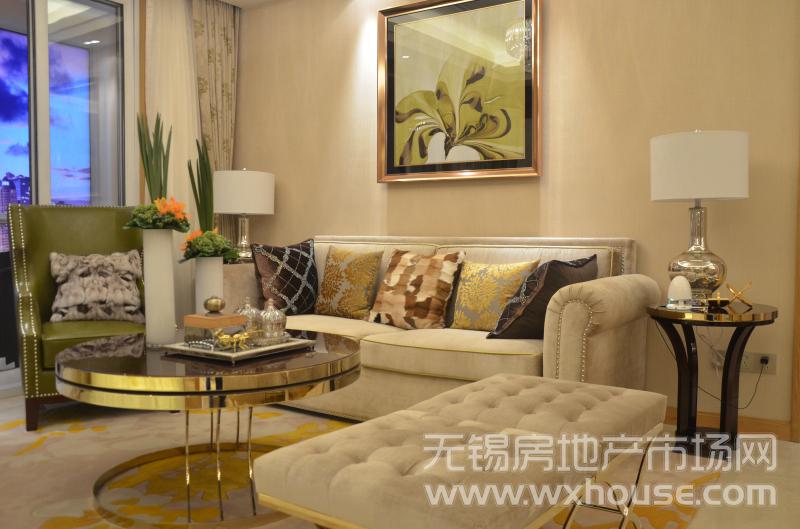 120㎡样板间客厅      