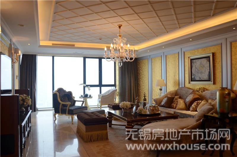 300平米样板间:客厅