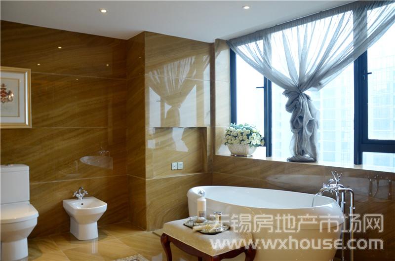 300平米样板间:主卧套房卫生间