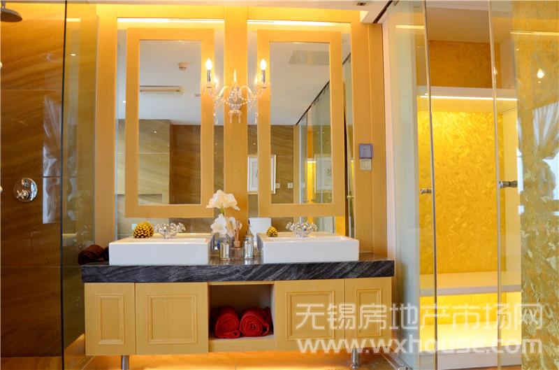 300平米样板间:主卧套房卫生间