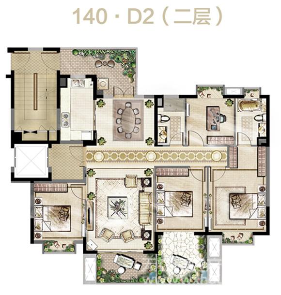 D2（二层）户型图