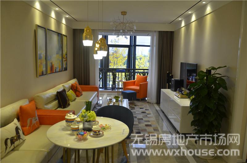 91㎡ 样板间 餐客厅