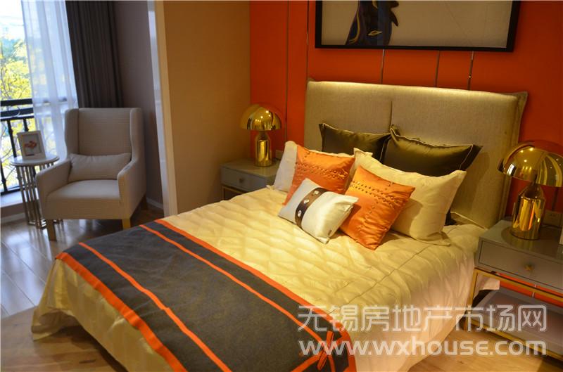 91㎡ 样板间 主卧