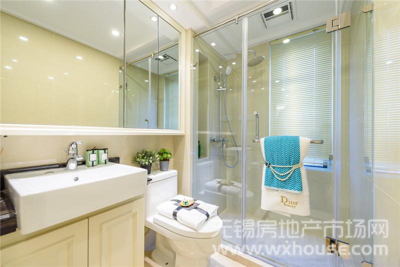 B户型样板房卫生间      