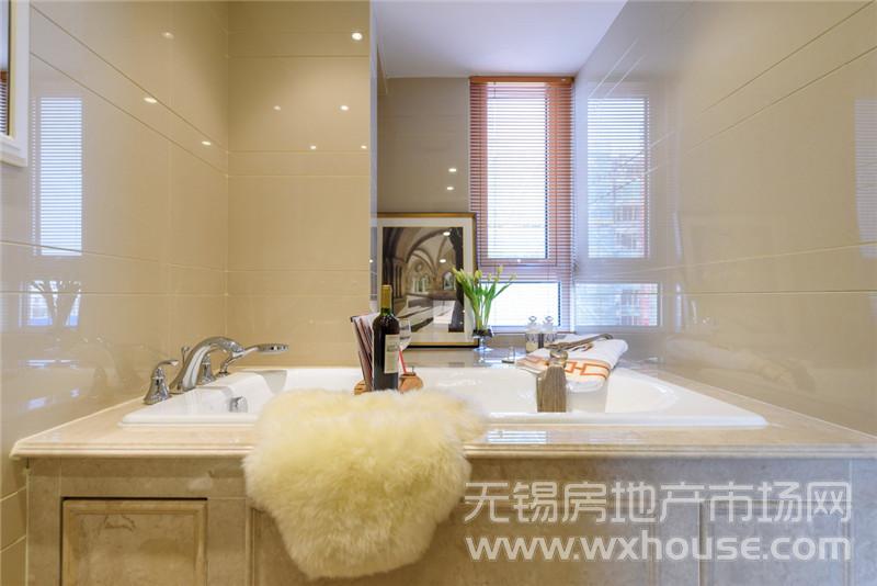 D户型样板房卫生间      
