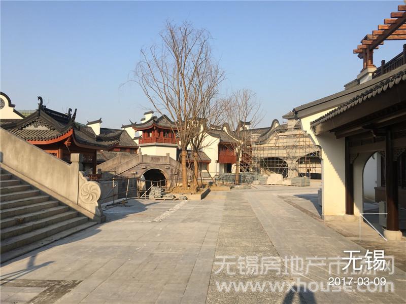 运河人家水街铺装实景      