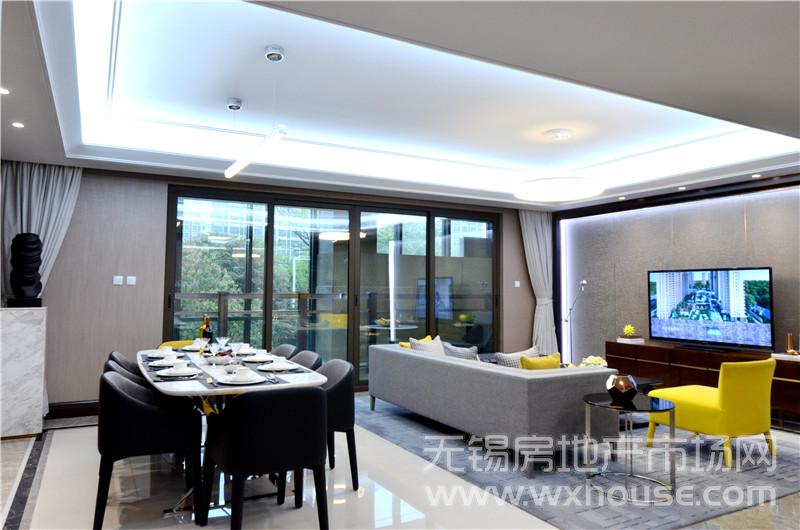 167㎡样板房餐厅、客厅