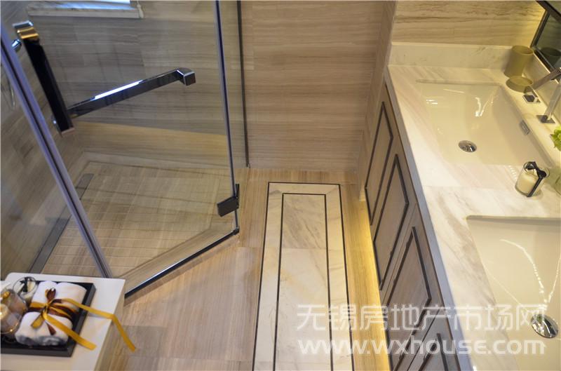 112㎡D户型样板间主卧卫生间      