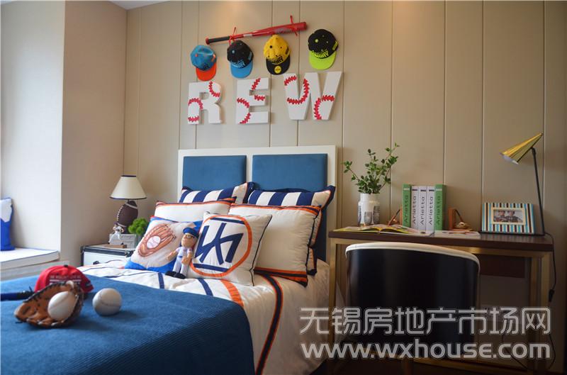 135㎡C户型样板间儿童房      