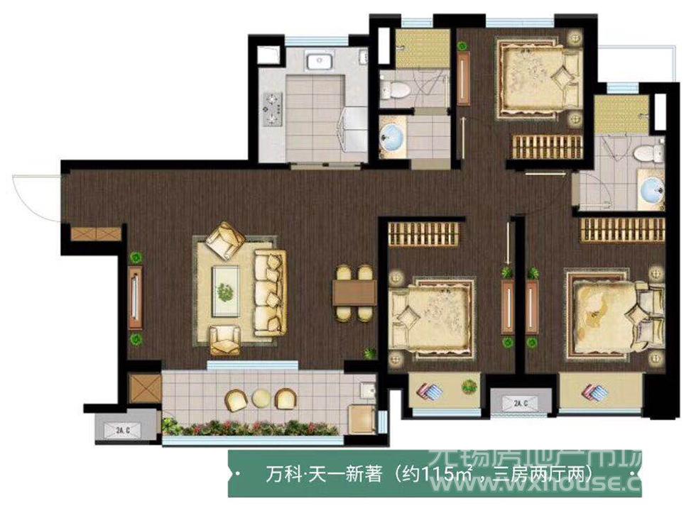 115㎡户型