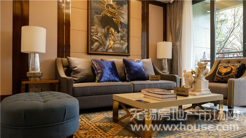 117㎡样板间客厅      