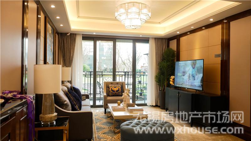 117㎡样板间客厅      