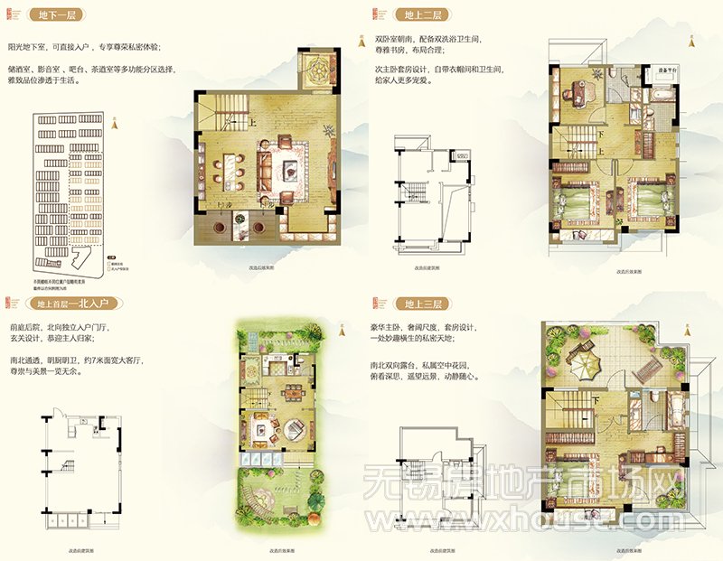 联排边户北入A-1户型