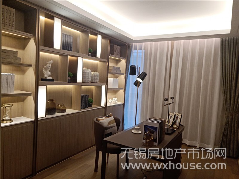 300㎡户型样板间书房